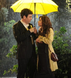 Ted finally meets Tracy, a.k.a. The Mother. Under the yellow umbrella!